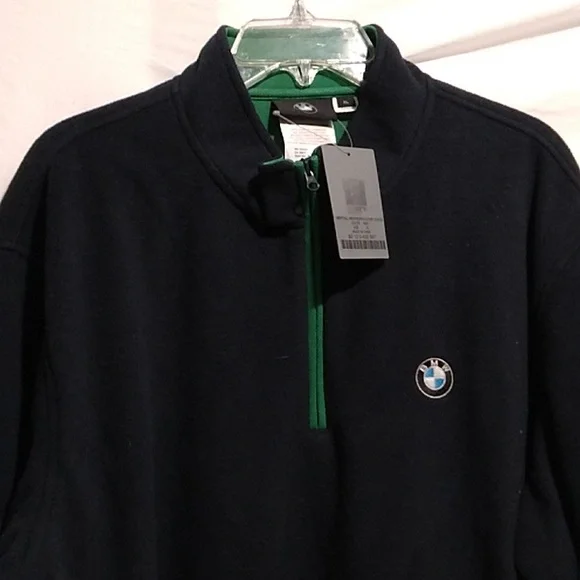 SALE! NWT BMW Half Zip All Weather Pullover Sweater Sz.XL HTF
